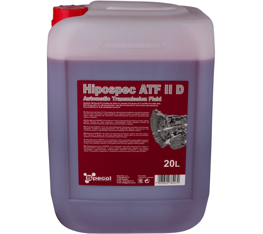 OLEJ SPECOL HIPOSPEC ATF II D 20L / PRZEKŁADNIOWY DEXRON II