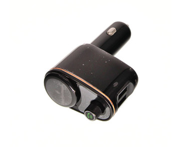 TRANSMITER FM BASEUS 2X USB, BLUETOOTH - CZARNY