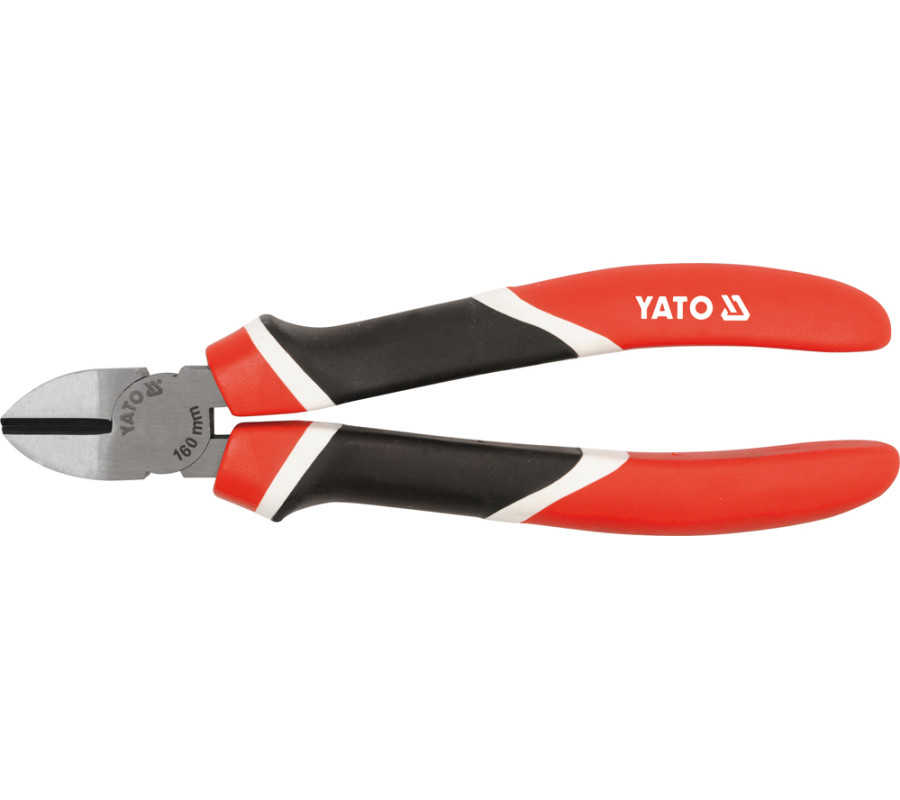 SZCZYPCE TNĄCE BOCZNE, CRV, 160 MM, TRÓJKOLOROWE RĘKOJEŚCI