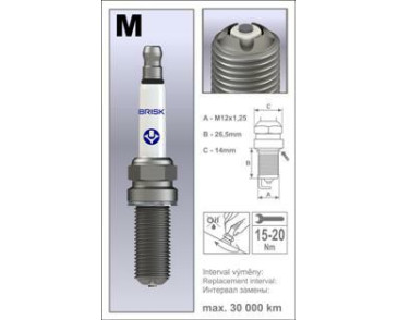MOR10LGS (3177) świeca zapłonowa BRISKPremium LGS - spark plug