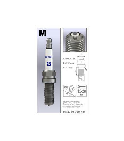 MOR10LGS (3177) świeca zapłonowa BRISKPremium LGS - spark plug