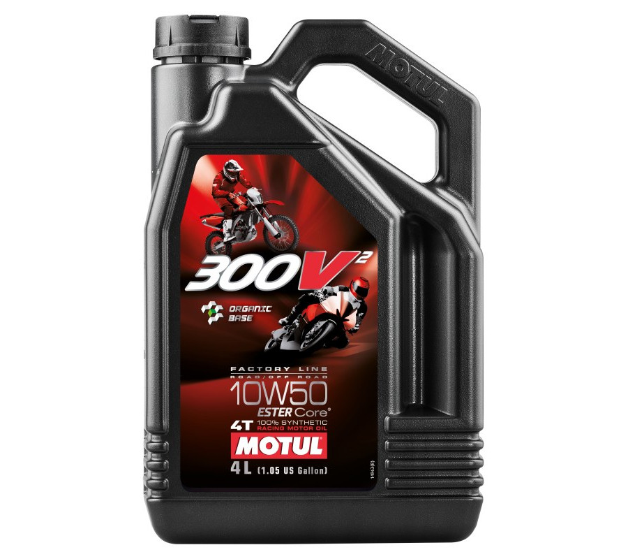OLEJ MOTUL 10W50 4L 300V2 FACTORY LINE / MOTOCYKLE