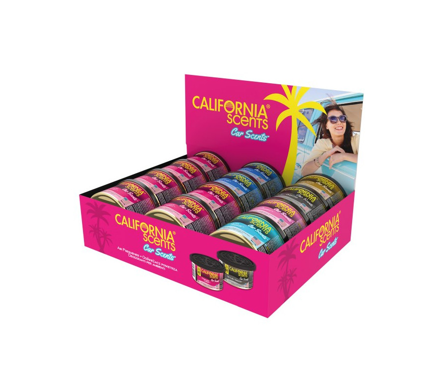 ZAPACH CALIFORNIA SCENTS DISPLAY MIX X 12SZT. - PUSZKA ZAPACHOWA 42G