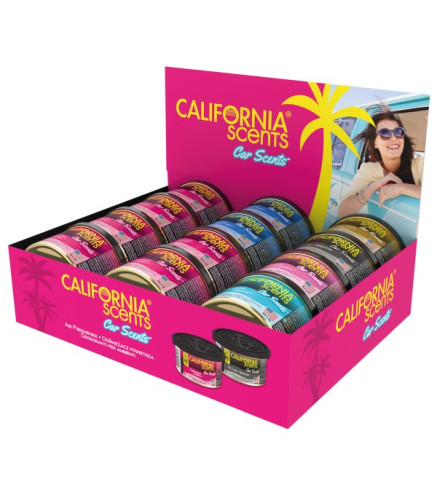 ZAPACH CALIFORNIA SCENTS DISPLAY MIX X 12SZT. - PUSZKA ZAPACHOWA 42G