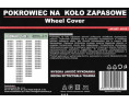 POKROWIEC NA KOŁO ZAPASOWE ROZMIAR E