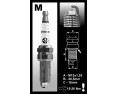 MR12YS-9 (1718) Świeca zapłonowa BRISKBRISK Silver - spark plug