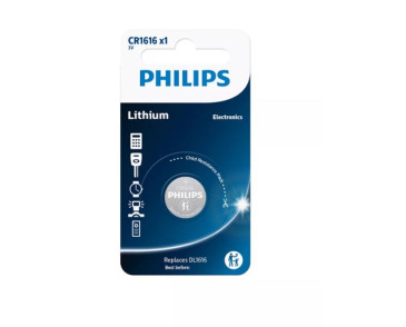 BATERIA CR1616 3.0V (16,0X1,6) LITHIUM BLISTER 1SZT. (CENA ZA SZT/SPRZEDAŻ W WIELOKROTNOŚCI 10 SZT.)
