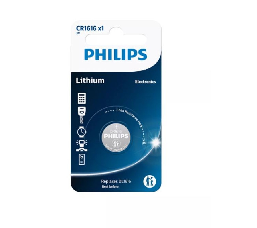 BATERIA CR1616 3.0V (16,0X1,6) LITHIUM BLISTER 1SZT. (CENA ZA SZT/SPRZEDAŻ W WIELOKROTNOŚCI 10 SZT.)