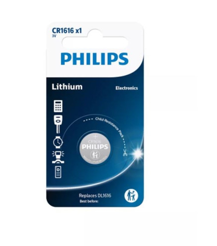 BATERIA CR1616 3.0V (16,0X1,6) LITHIUM BLISTER 1SZT. (CENA ZA SZT/SPRZEDAŻ W WIELOKROTNOŚCI 10 SZT.)