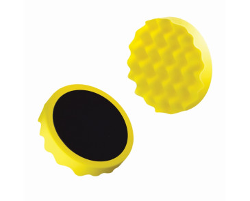GĄBKA DO POLEROWANIA PROFILOWANA ŚR. 150MM / ŻÓŁTA / ŚREDNIO TWARDA / NA RZEP / BOLL