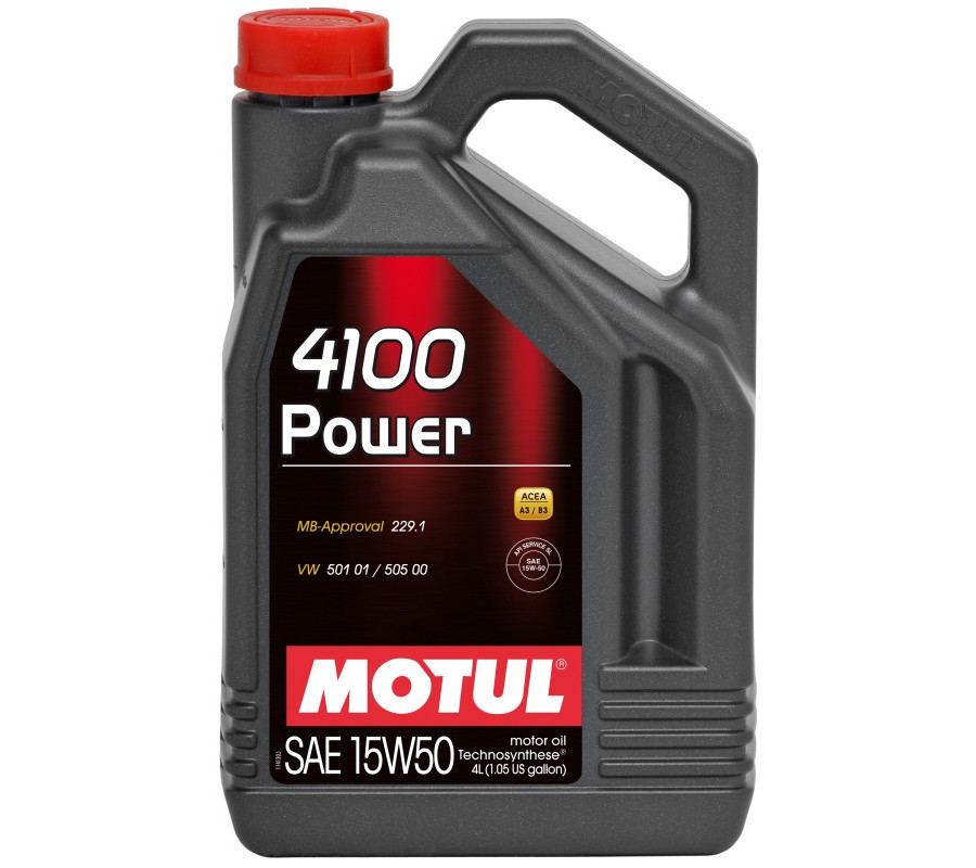 OLEJ MOTUL 15W50 4L 4100 POWER / 229.1 / 501.01 505.00