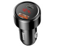 ŁADOWARKA SAMOCHODOWA BASEUS MAGIC USB + USB-C QC 4.0 PD 45W (CZARNA)