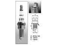 AR14YS (1519) świeca zapłonowa BRISKSilver Spark plugs
