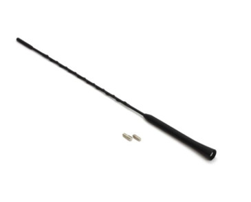 MASZT ANTENY SAMOCHODOWEJ 41CM 5/6MM ADAPTER