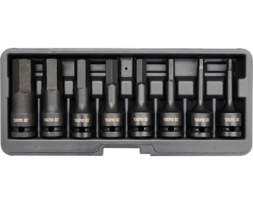 ZESTAW TRZPIENIOWYCH KLUCZY UDAROWYCH HEX 8 CZ.