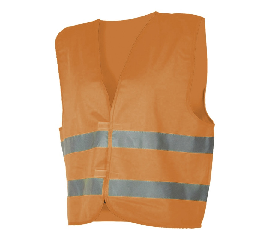 KAMIZELKA ODBLASKOWA L/XL POMARAŃCZOWA