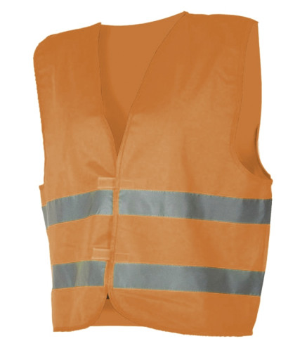 KAMIZELKA ODBLASKOWA L/XL POMARAŃCZOWA