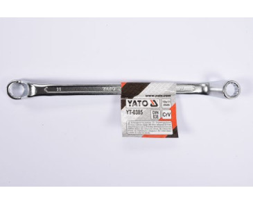 YT-0385 klucz oczkowy gięty 10x11mm YATO