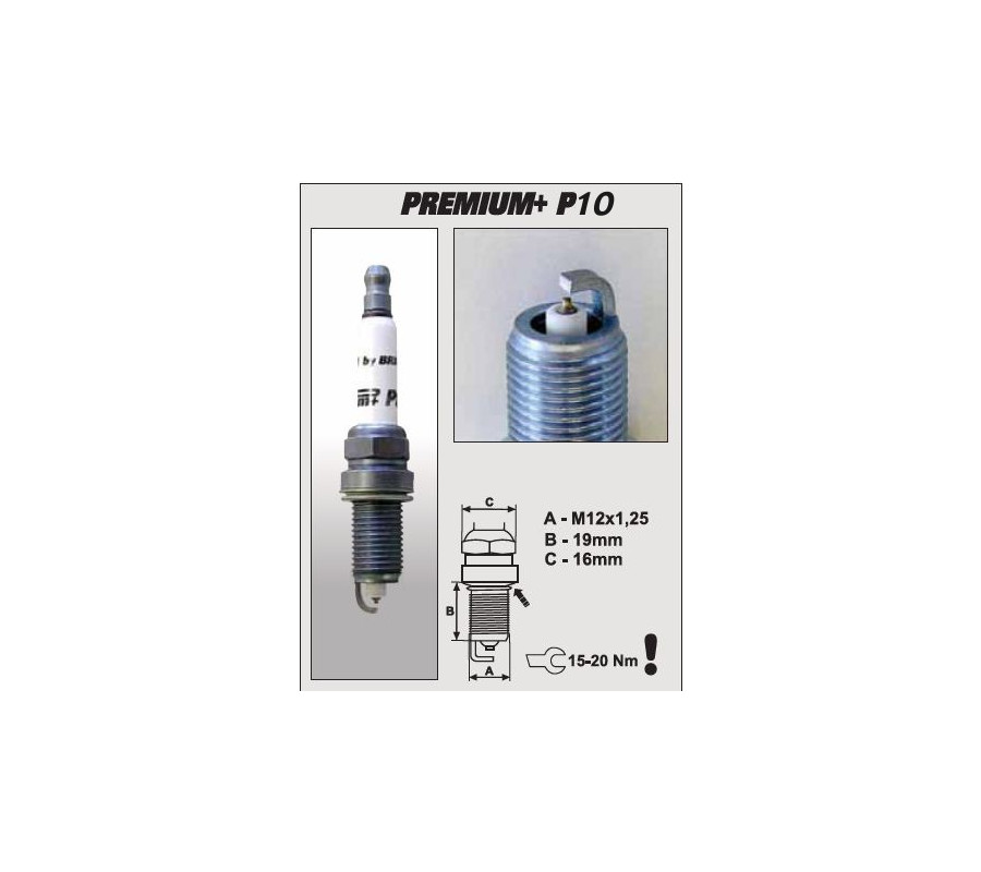 P10+ (1707) BR14YIR świeca zapłonowairydowa BRISK Premium IRIDIUM spark plugs
