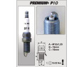 P10+ (1707) BR14YIR świeca zapłonowairydowa BRISK Premium IRIDIUM spark plugs