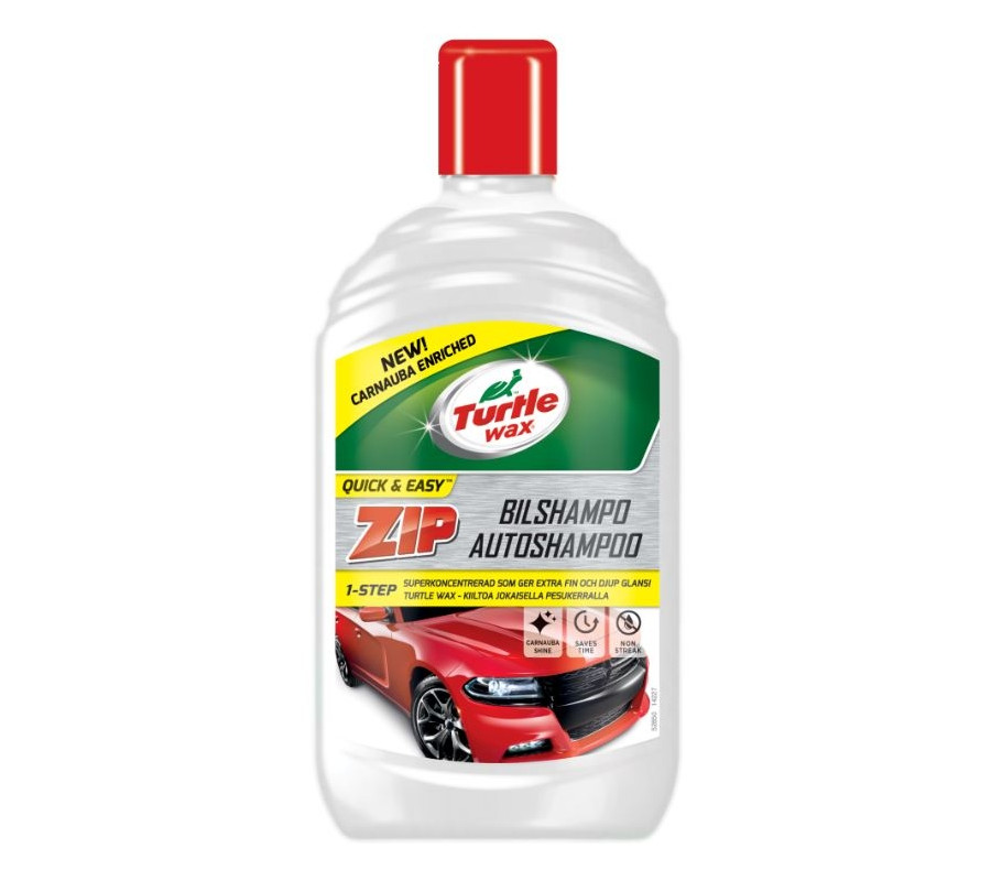 SZAMPON Z WOSKIEM ESSENTIAL ZIP WAX 500ML / TURTLE WAX ESSENTIAL