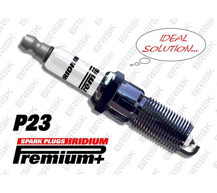 P23+ (1926) RR15BYIR-3 świeca zapłonowairydowa BRISK Premium+ IRIDIUM spark plug