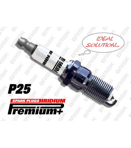 P25+ (1928) GR17BYIR-3 świeca zapłonowairydowa BRISK Premium+ IRIDIUM spark plug