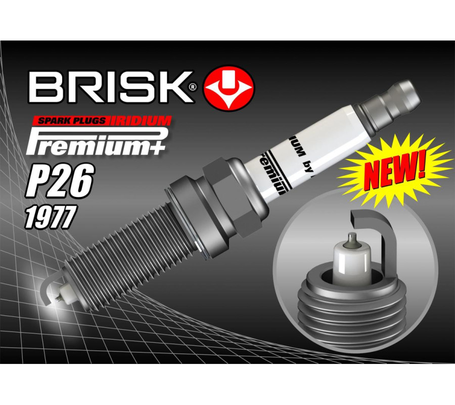 P26+ (1977) MR14YIR świeca zapłonowairydowa BRISK Premium+ IRIDIUM spark plug