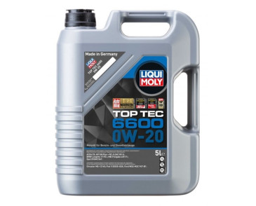 OLEJ LIQUI MOLY 0W20 5L TOP TEC 6600 SP / C5 / GF-6A / LL-17 FE+ / STJLR.03.5006 / MB229.71 / OV0401547