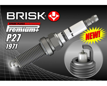 P27+ (1971) MR12LIR-1 świeca zapłonowairydowa BRISK Premium+ IRIDIUM spark plug