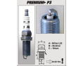 P3+ (1621) ER15YIR-1 świeca zapłonowairydowa BRISK Premium+ IRIDIUM spark plug