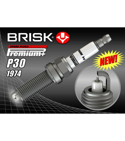 P30+ (1974) MMR14LIR-9 świeca zapłonowairydowa BRISK Premium+ IRIDIUM spark plug