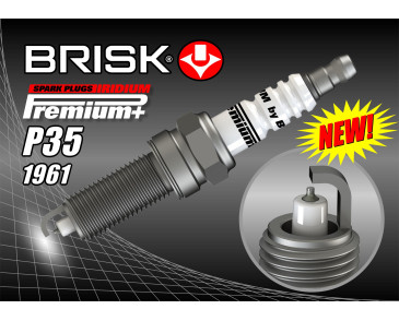 P35+ (1961) QR15LIR-1 świeca zapłonowairydowa BRISK Premium+ IRIDIUM spark plug