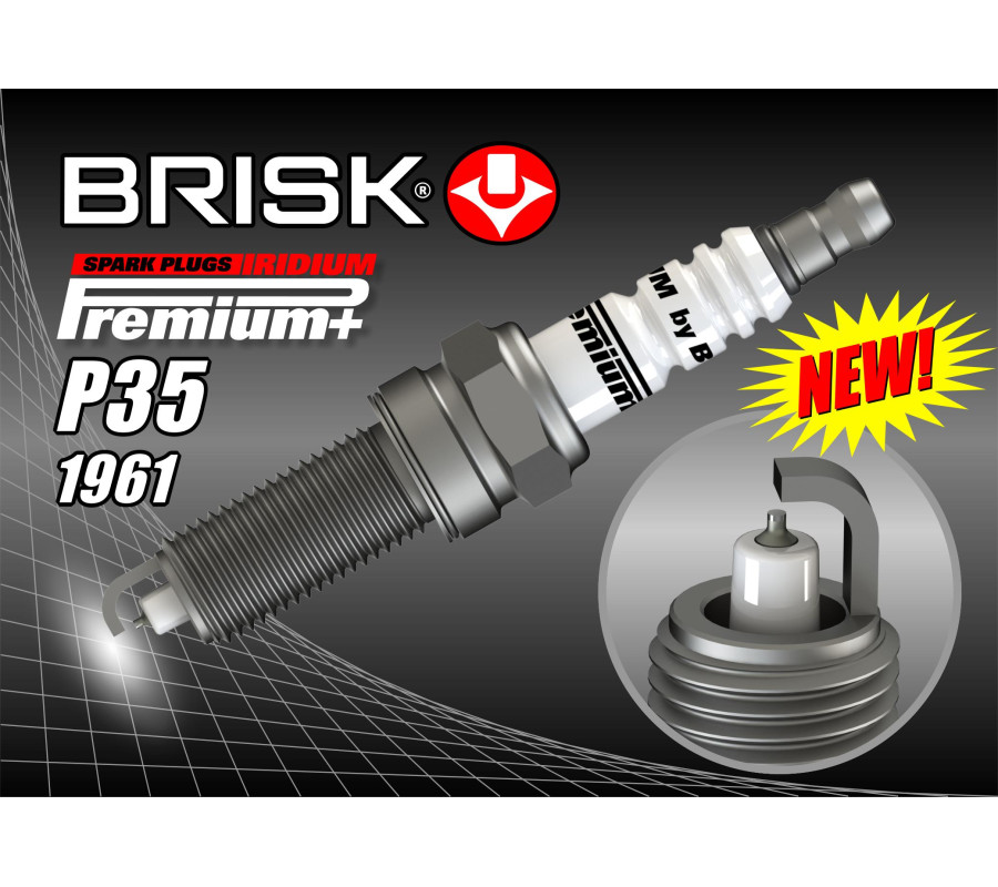 P35+ (1961) QR15LIR-1 świeca zapłonowairydowa BRISK Premium+ IRIDIUM spark plug