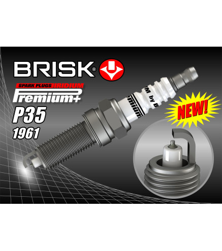 P35+ (1961) QR15LIR-1 świeca zapłonowairydowa BRISK Premium+ IRIDIUM spark plug