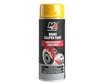 LAKIER DO ZACISKÓW HAM. ŻÓŁTY 400ML / BRAKE CALIPER SPRAY YELLOW / MOJE AUTO PROFESSIONAL