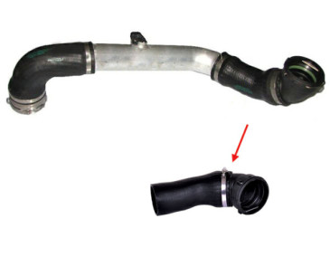 PRZEWÓD INTERCOOLERA BMW 5/6 (1 PRZEWÓD Z PLASTIKOWYM KOŁNIERZEM)