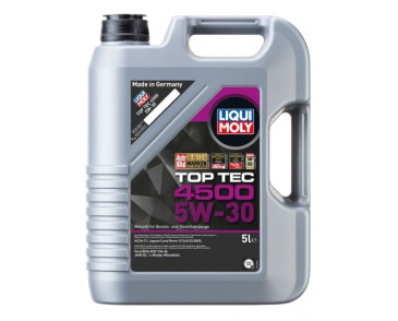 OLEJ LIQUI MOLY 5W30 5L TOP TEC 4500 C1 / WSS-M2C 934-B / STJLR.03.5005/ MITSUBISHI / MAZDA