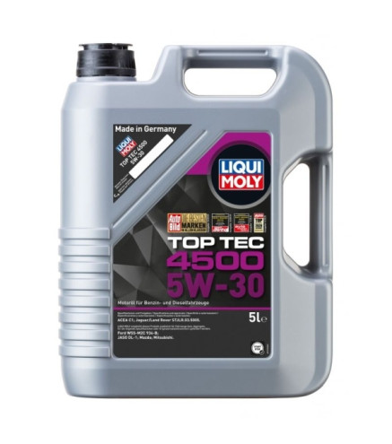 OLEJ LIQUI MOLY 5W30 5L TOP TEC 4500 C1 / WSS-M2C 934-B / STJLR.03.5005/ MITSUBISHI / MAZDA