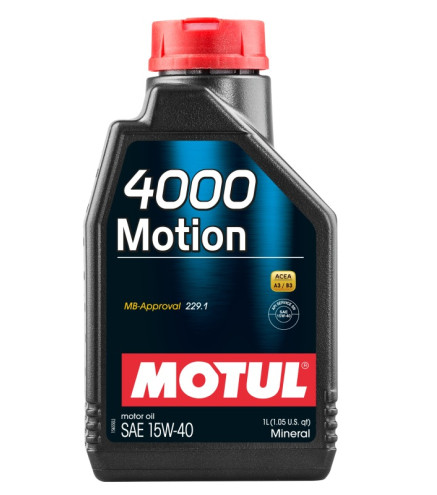 OLEJ MOTUL 15W40 1L 4000 MOTION / 229.1