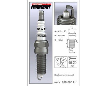 P45+ (2100) QR14LIR-11 świeca zapłonowaBRISK Premium+ IRIDIUM spark plug