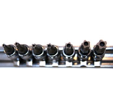 ZESTAW KLUCZY TRZPIENIOWYCH 1/4 TORX-5 SAFE 7 CZ.