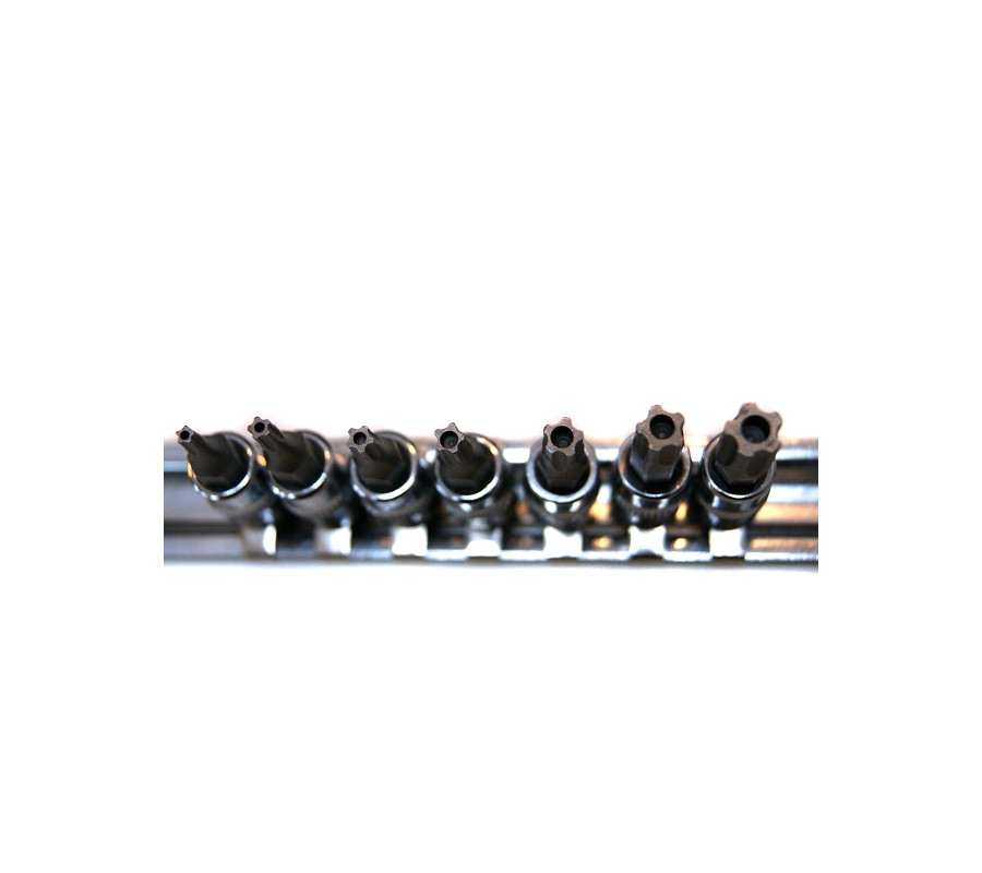 ZESTAW KLUCZY TRZPIENIOWYCH 1/4 TORX-5 SAFE 7 CZ.