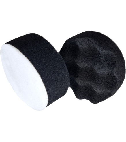 12V AQ-LION PAD POLERSKI Z RZEPEM, GĄBKA MEDIUM, 75 MM
