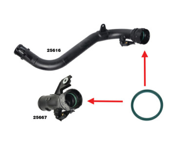 USZCZELKA PRZEWODU FILTRA POWIETRZA NISSAN QASHQAI 1.5DCI 06-