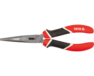 SZCZYPCE WYDŁUŻONE PROSTE, CRV, 200 MM, TRÓJKOLOROWE RĘKOJEŚCI