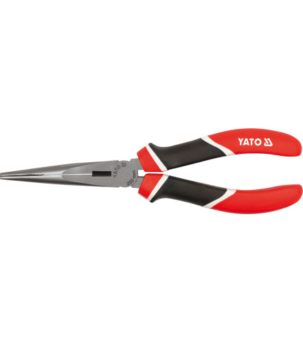 SZCZYPCE WYDŁUŻONE PROSTE, CRV, 200 MM, TRÓJKOLOROWE RĘKOJEŚCI