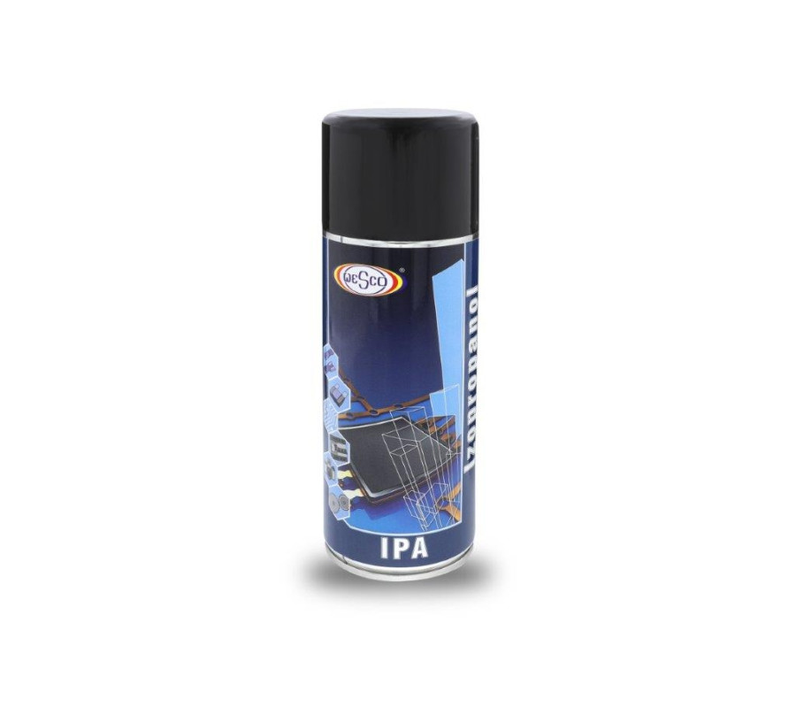 ŚRODEK DO CZYSZCZENIA POWIERZCHNI TWARDYCH/STYKÓW ELEKTR. 400ML IPA IZOPROPANOL/03906