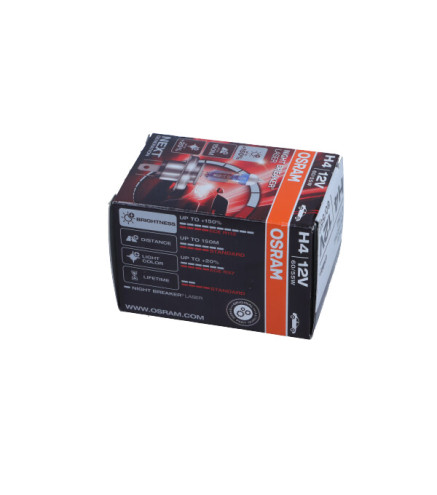 ŻARÓWKA H4 12V/60/55W P43T +150% NIGHT BREAKER LASER