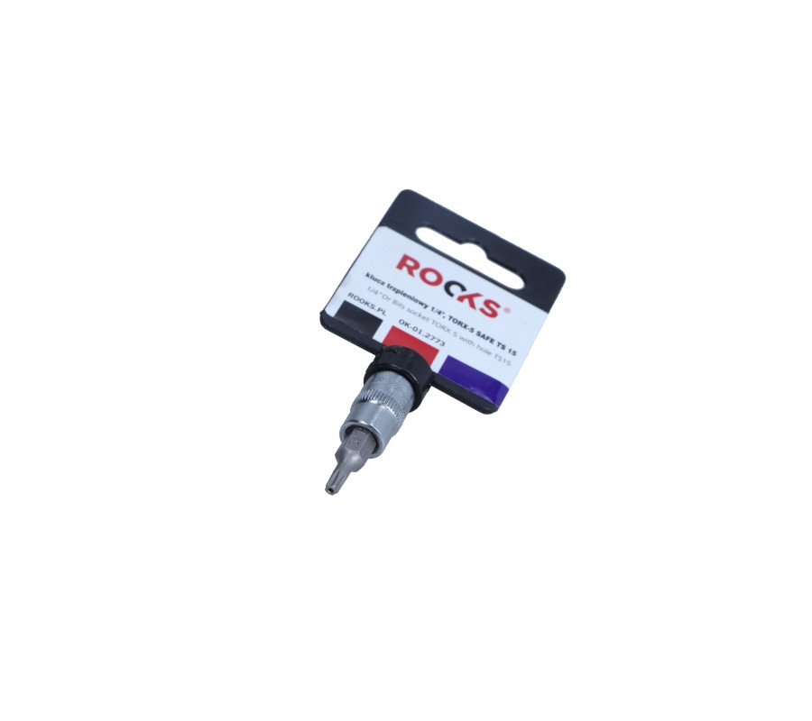 KLUCZ TRZPIENIOWY 1/4, TORX-5 SAFE TS 15